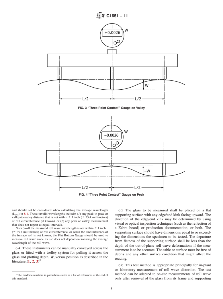 ASTM C1651-11 - Standard Test Method for Measurement of Roll Wave Optical Distortion in Heat-Treated Flat Glass