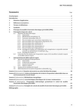 ISO 7933:2023 - Ergonomie des ambiances thermiques — Détermination analytique et interprétation de la contrainte thermique fondées sur le calcul de l'astreinte thermique prévisible
Released:27. 07. 2023 - Page 3 preview