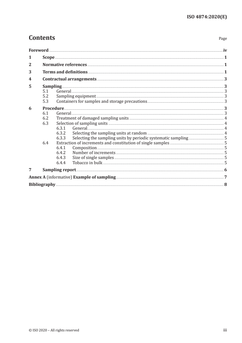 ISO 4874:2020 - Tobacco — Sampling of batches of raw material — General principles
Released:1/7/2020