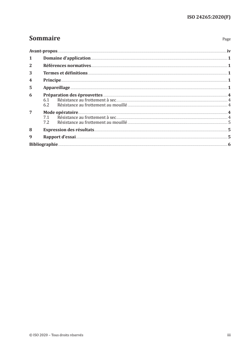 ISO 24265:2020 - Chaussures — Méthodes d'essai pour les tiges — Résistance au frottement à l'aide d'une bande en caoutchouc
Released:10/16/2020