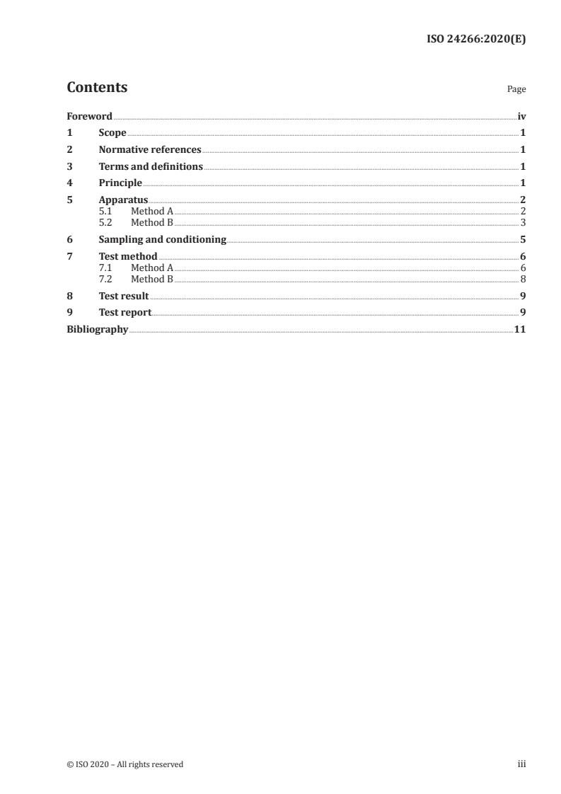 ISO 24266:2020 ISO 24266:2020 - Footwear — Test methods for whole shoe — Flexing durability
Released:11/6/2020