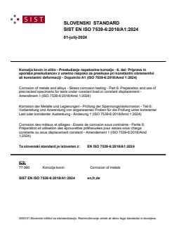 SIST EN ISO 7539-6:2018/A1:2024 - Page 1 preview