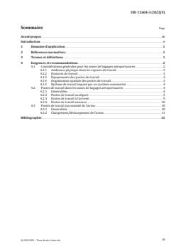 ISO 12604-3:2022 - Aircraft ground handling — Checked baggage — Part 3: Workstation ergonomics
Released:24. 01. 2023 - Page 3 preview
