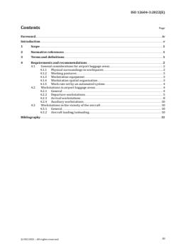 ISO 12604-3:2022 - Aircraft ground handling — Checked baggage — Part 3: Workstation ergonomics
Released:23. 11. 2022 - Page 3 preview