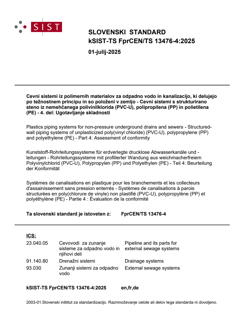 kTS FprCEN/TS 13476-4:2025