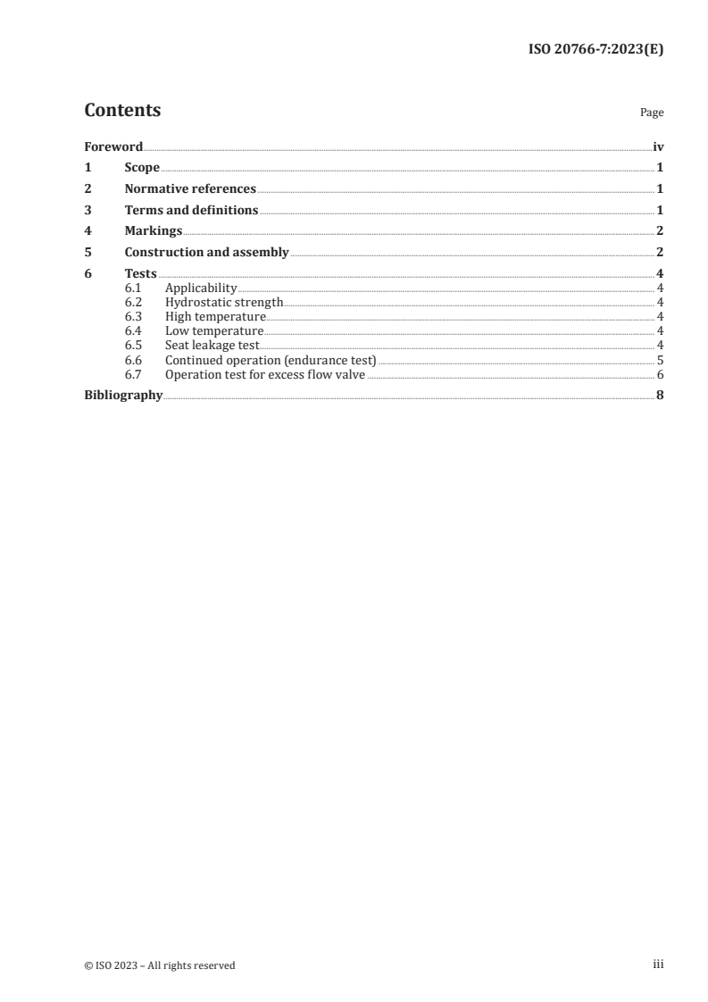 ISO 20766-7:2023 - Road vehicles — Liquefied petroleum gas (LPG) fuel system components — Part 7: Remotely controlled service valve with excess flow valve
Released:2/6/2023