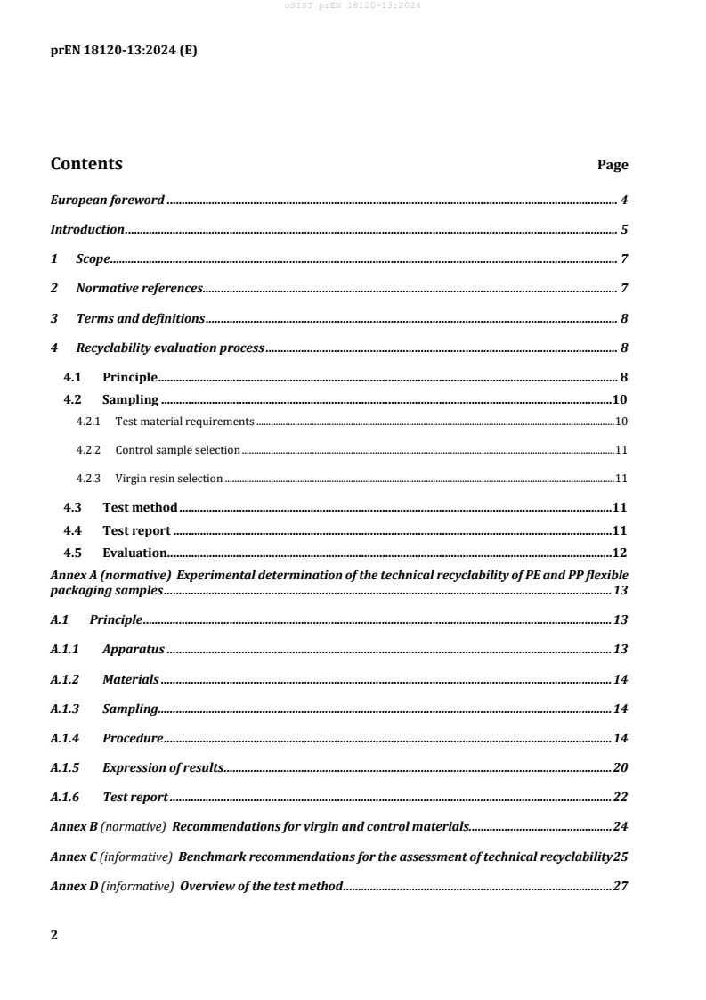 kSIST FprEN 18120-13:2025 oSIST prEN 18120-13:2024 - Page 4 preview