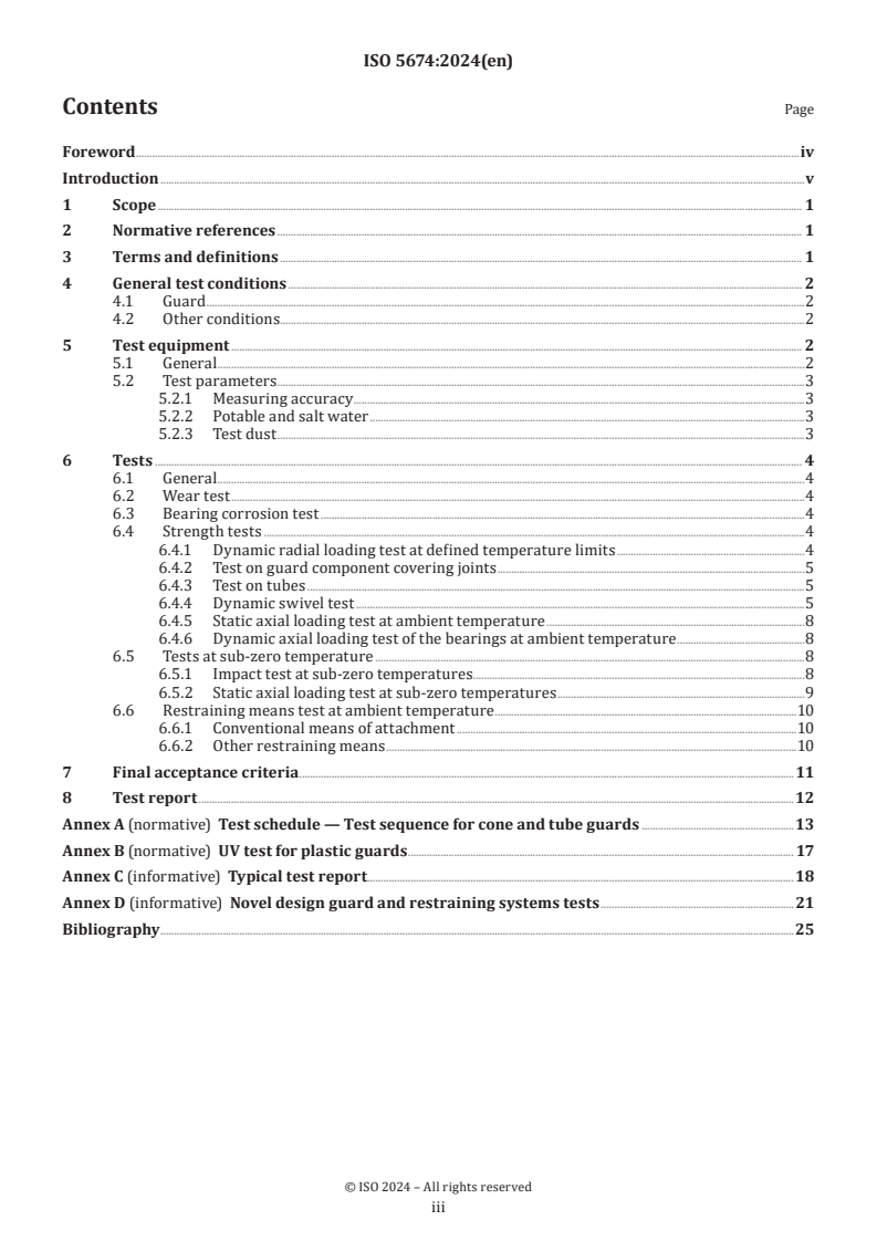 ISO 5674:2024 - Tractors and machinery for agriculture and forestry — Guards for power take-off (PTO) drive-shafts — Strength and wear tests and acceptance criteria
Released:12/6/2024