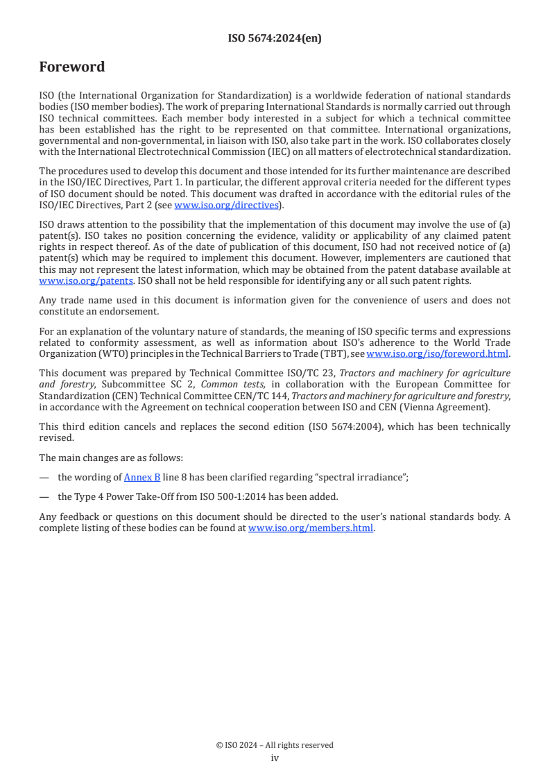 ISO 5674:2024 ISO 5674:2024 - Tractors and machinery for agriculture and forestry — Guards for power take-off (PTO) drive-shafts — Strength and wear tests and acceptance criteria
Released:12/6/2024 - Page 4 preview