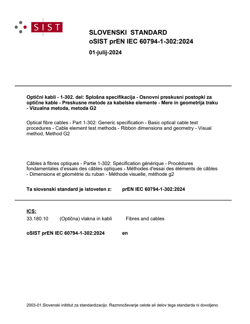 prEN IEC 60794-1-302:2025 prEN IEC 60794-1-302:2024 - BARVE - Page 1 preview