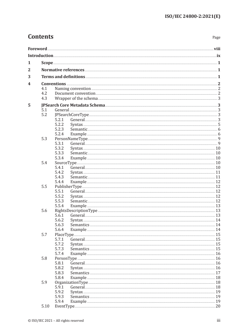 ISO/IEC 24800-2:2021 - Information technology — JPSearch — Part 2: Registration, identification and management of schema and ontology
Released:4/13/2021