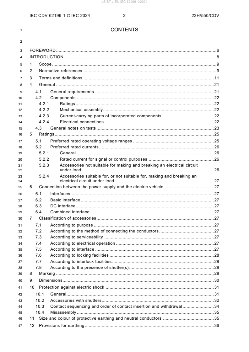 kSIST FprEN IEC 62196-1:2025 oSIST prEN IEC 62196-1:2024 - BARVE - Page 4 preview