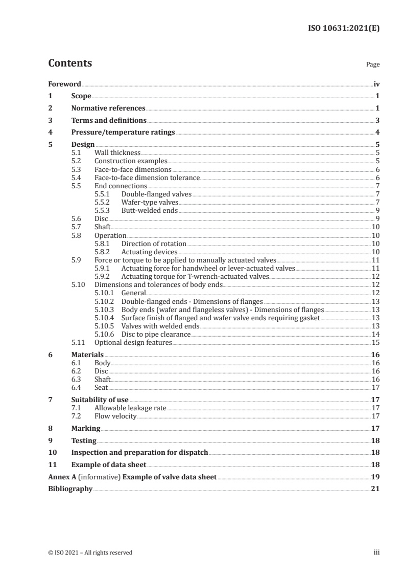 ISO 10631:2021 - Industrial valves - Metallic butterfly valves
Released:5/4/2021
