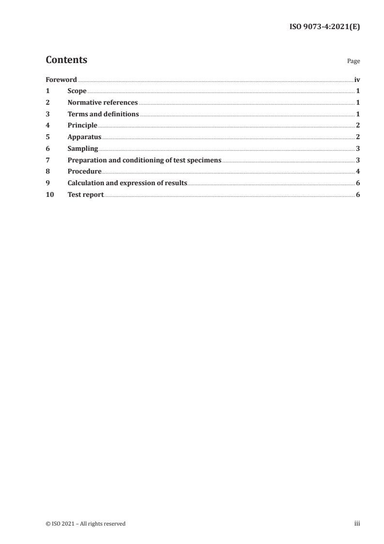 ISO 9073-4:2021 - Nonwovens — Test methods — Part 4: Determination of tear resistance by the trapezoid procedure
Released:1/29/2021