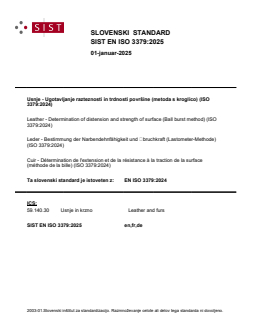 SIST EN ISO 3379:2025 - Page 1 preview