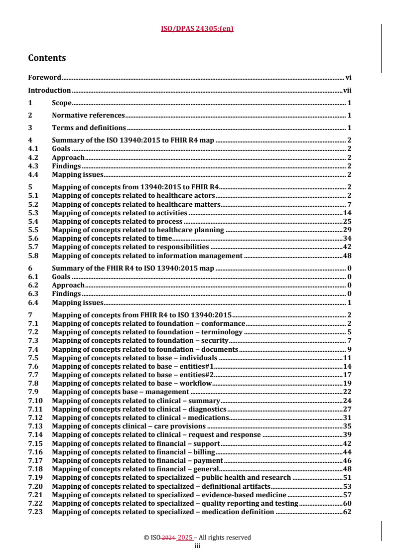 REDLINE ISO/DPAS 24305 - Health informatics — Guidelines for implementation of HL7 FHIR based on ISO 13940:2015, ISO 13606-1:2019 and ISO 13606-3:2019
Released:1. 04. 2025