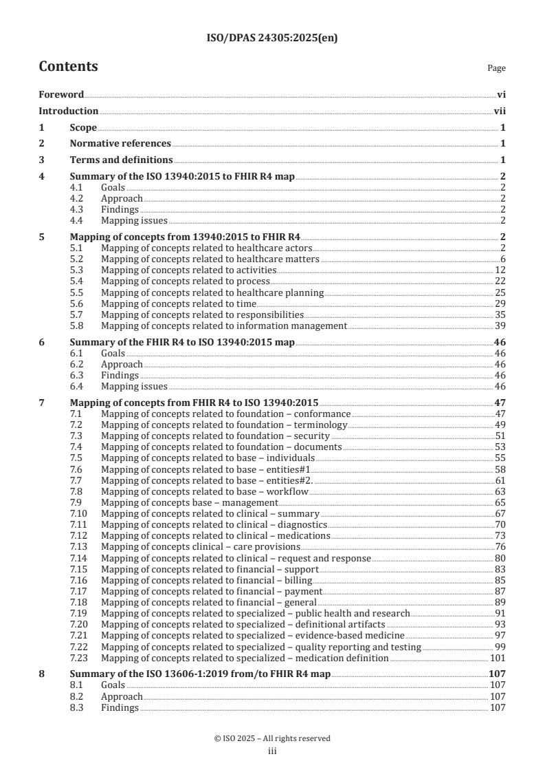 ISO/DPAS 24305 - Health informatics — Guidelines for implementation of HL7 FHIR based on ISO 13940:2015, ISO 13606-1:2019 and ISO 13606-3:2019
Released:1. 04. 2025