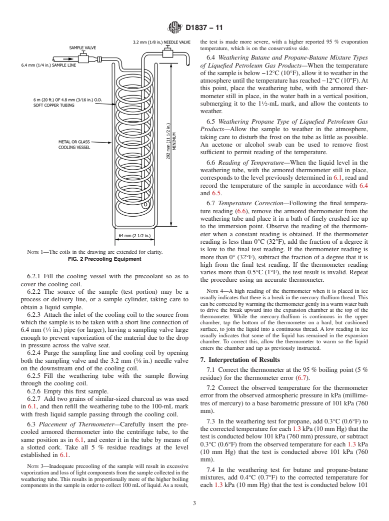 ASTM D1837-11 - Standard Test Method for Volatility of Liquefied Petroleum (LP) Gases