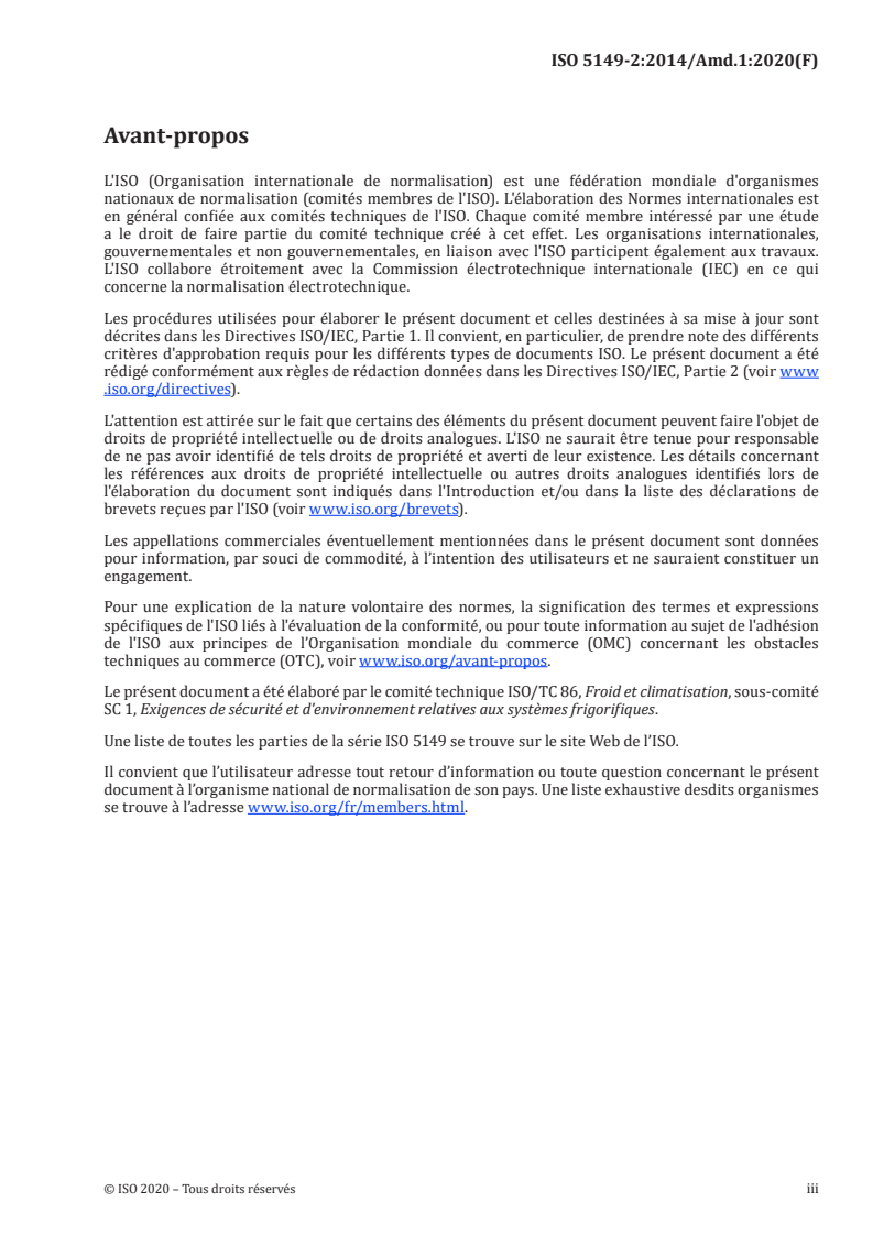 ISO 5149-2:2014/Amd 1:2020 ISO 5149-2:2014/Amd 1:2020 - Systèmes frigorifiques et pompes à chaleur — Exigences de sécurité et d'environnement — Partie 2: Conception, construction, essais, marquage et documentation — Amendement 1
Released:6/22/2020