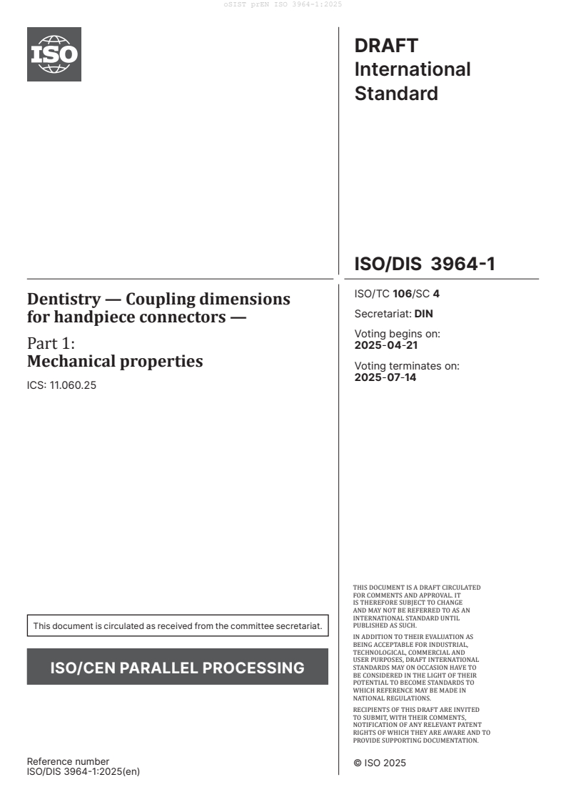 prEN ISO 3964-1:2025