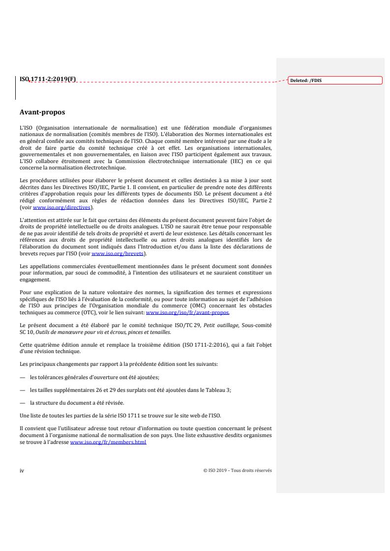 ISO 1711-2:2019 REDLINE ISO 1711-2:2019 - Assembly tools for screws and nuts — Technical specifications — Part 2: Machine-operated sockets (impact)
Released:10/8/2019 - Page 4 preview