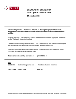 prEN 12272-3:2024 - Page 1 preview