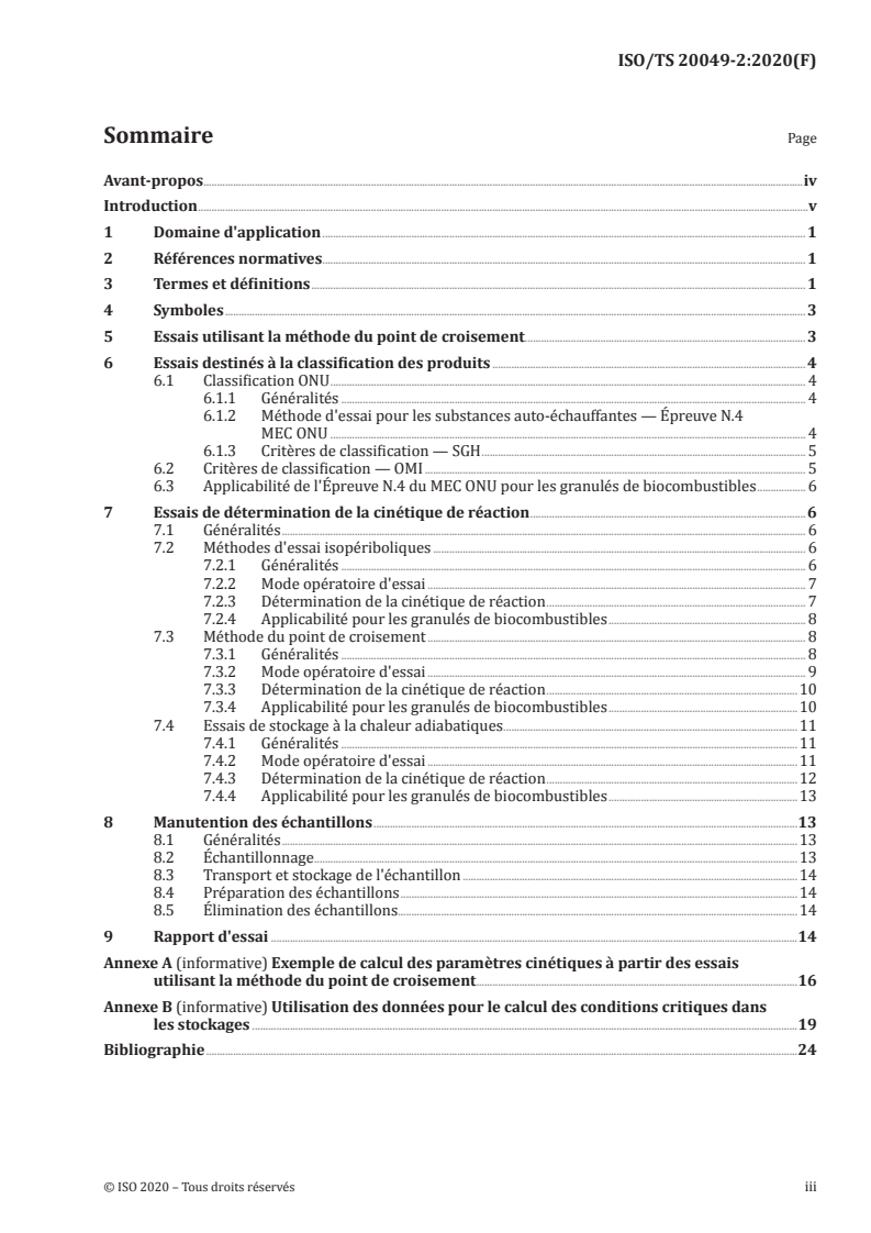 ISO/TS 20049-2:2020 - Biocombustibles solides — Détermination de l'auto-échauffement des granulés de biocombustibles — Partie 2: Essais utilisant la méthode du point de croisement
Released:12/21/2020