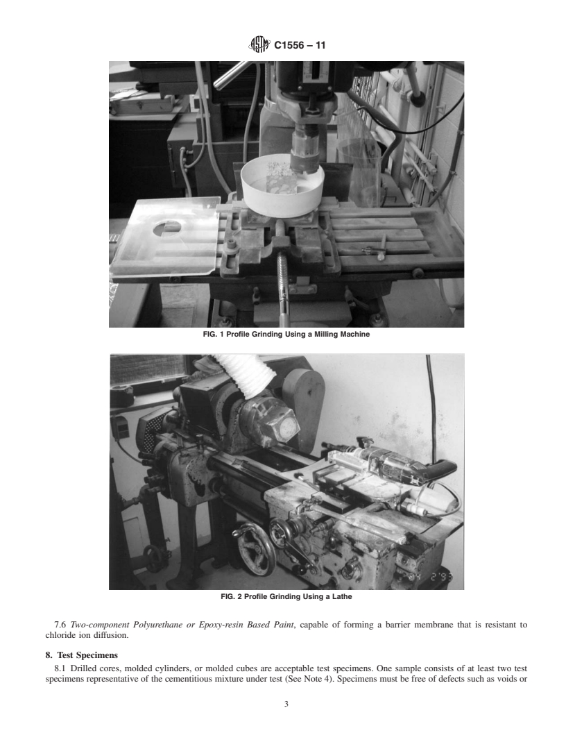 REDLINE ASTM C1556-11 - Standard Test Method for Determining the Apparent Chloride Diffusion Coefficient of Cementitious Mixtures by Bulk Diffusion