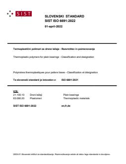 ISO 6691:2021 ISO 6691:2022 - Page 1 preview