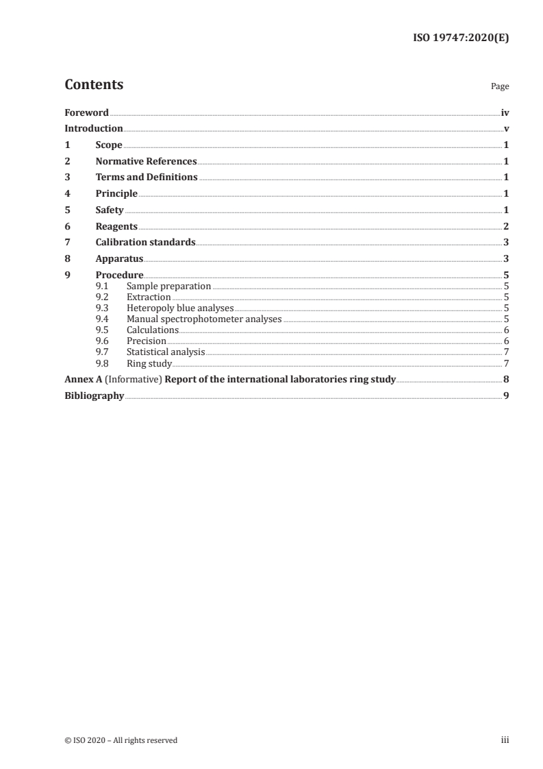 ISO 19747:2020 ISO 19747:2020 - Fertilizers and soil conditioners — Determination of monosilicic acid concentrations in nonliquid fertilizer materials
Released:10/29/2020