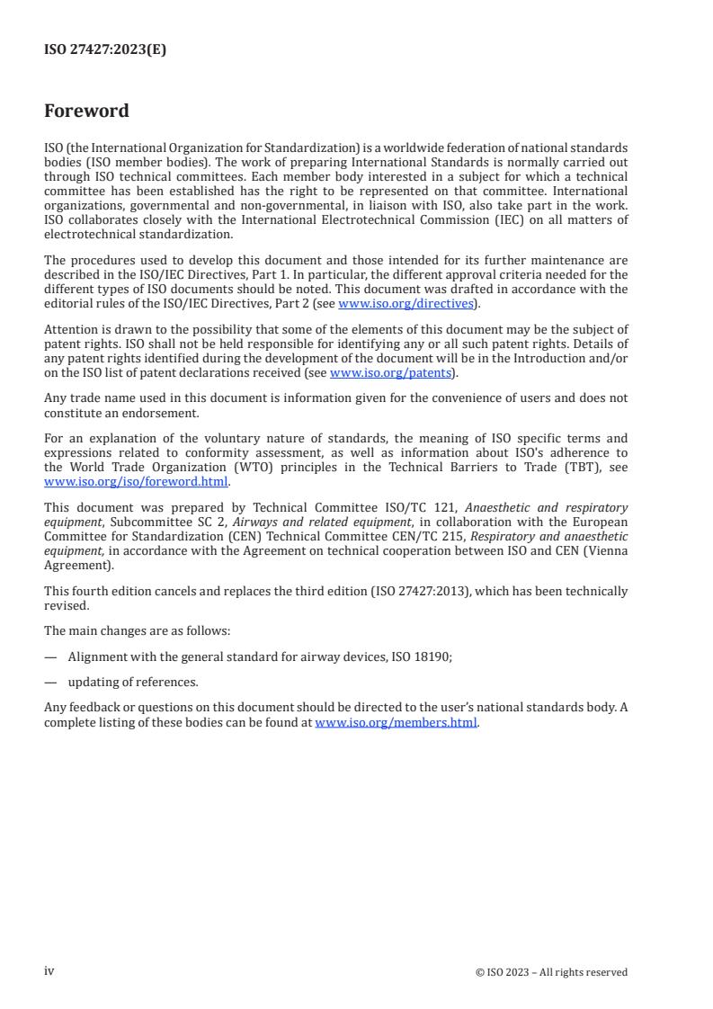 ISO 27427:2023 ISO 27427:2023 - Anaesthetic and respiratory equipment — Nebulizing systems and components
Released:14. 07. 2023 - Page 4 preview