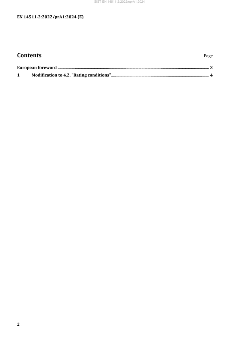 SIST EN 14511-2:2022/kFprA1:2025 SIST EN 14511-2:2022/oprA1:2024 - Page 4 preview