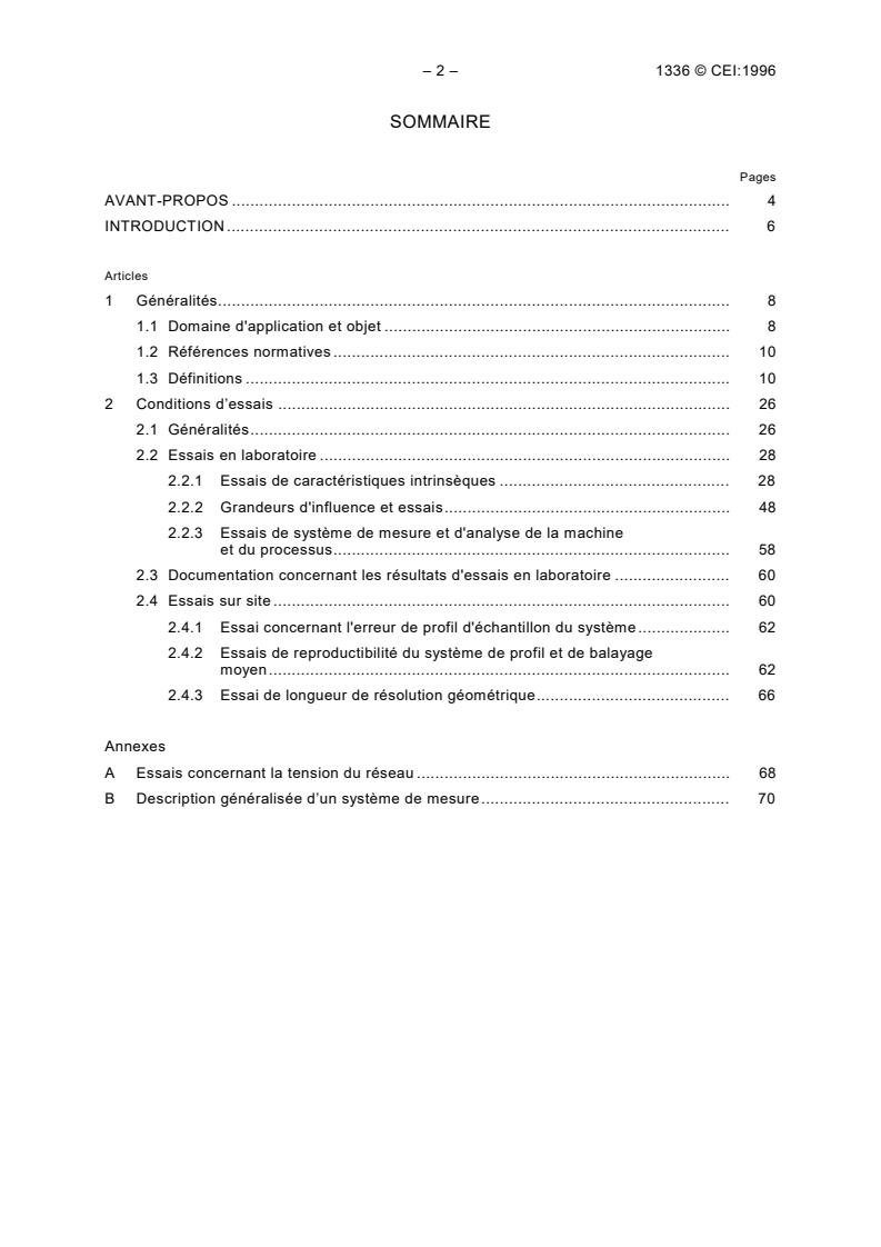 IEC 61336:1996 IEC 61336:1996 - Nuclear instrumentation - Thickness measurement systems utilizingionizing radiation - Definitions and test methods - Page 4 preview