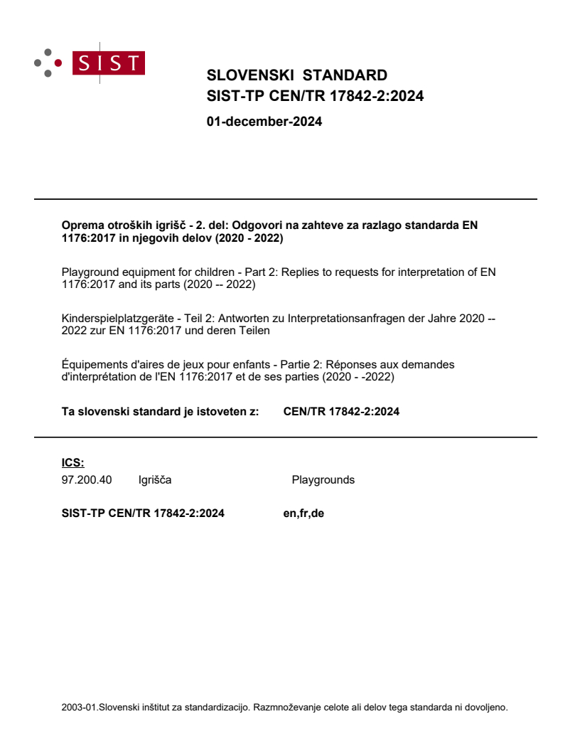 TP CEN/TR 17842-2:2024 - BARVE