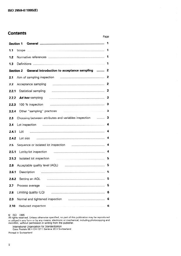 ISO 2859-0:1995 ISO 2859-0:1996 - Page 4 preview