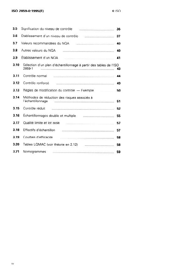 ISO 2859-0:1995 ISO 2859-0:1995 - Regles d'échantillonnage pour les contrôles par attributs - Page 4 preview