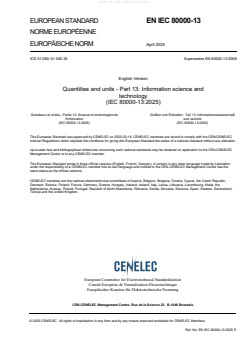 EN IEC 80000-13:2025 EN IEC 80000-13:2025 - Page 3 preview