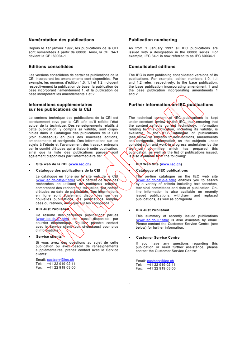 IEC 61340-2-1:2002 IEC 61340-2-1:2002 - Electrostatics - Part 2-1: Measurement methods - Ability of materials and products to dissipate static electric charge
Released:6/14/2002
Isbn:2831864240 - Page 2 preview