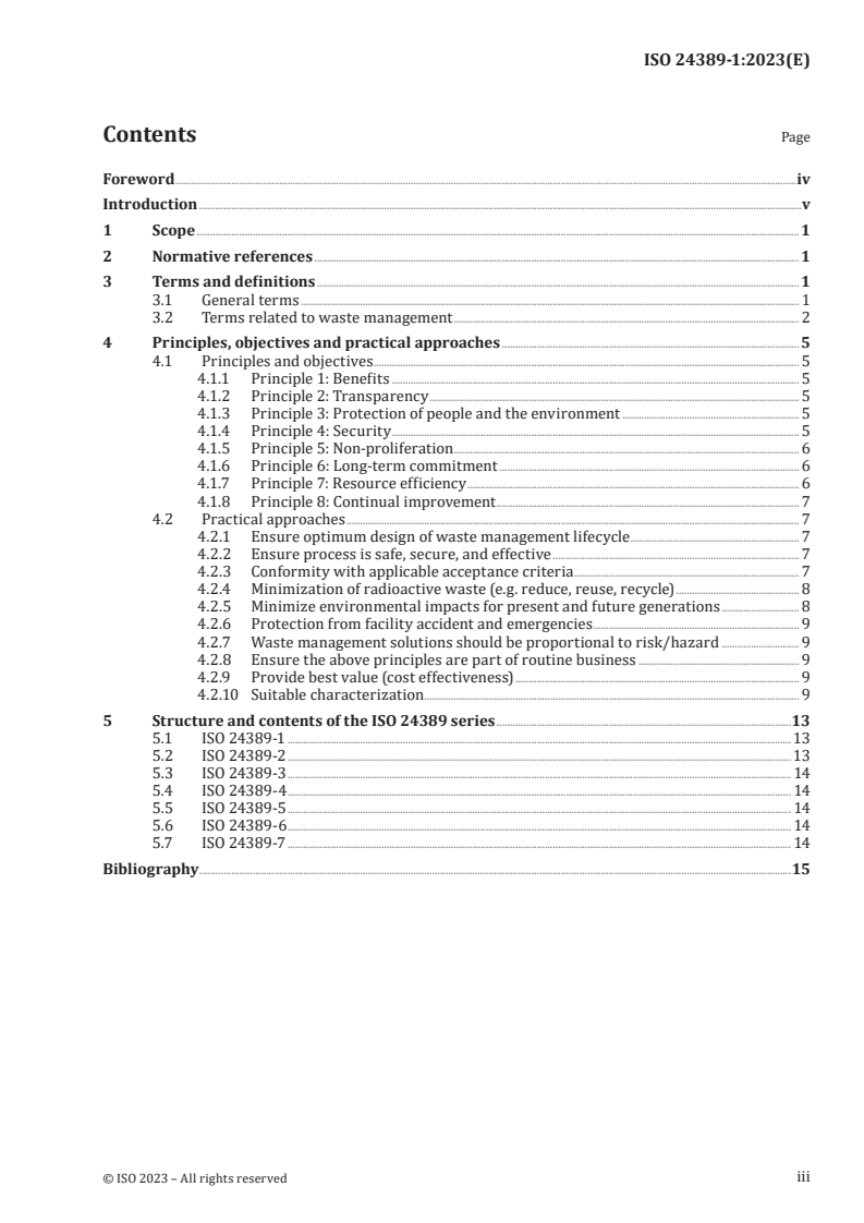 ISO 24389-1:2023 - Management of radioactive waste from nuclear facilities — Part 1: General principles, objectives and practical approaches
Released:2/15/2023
