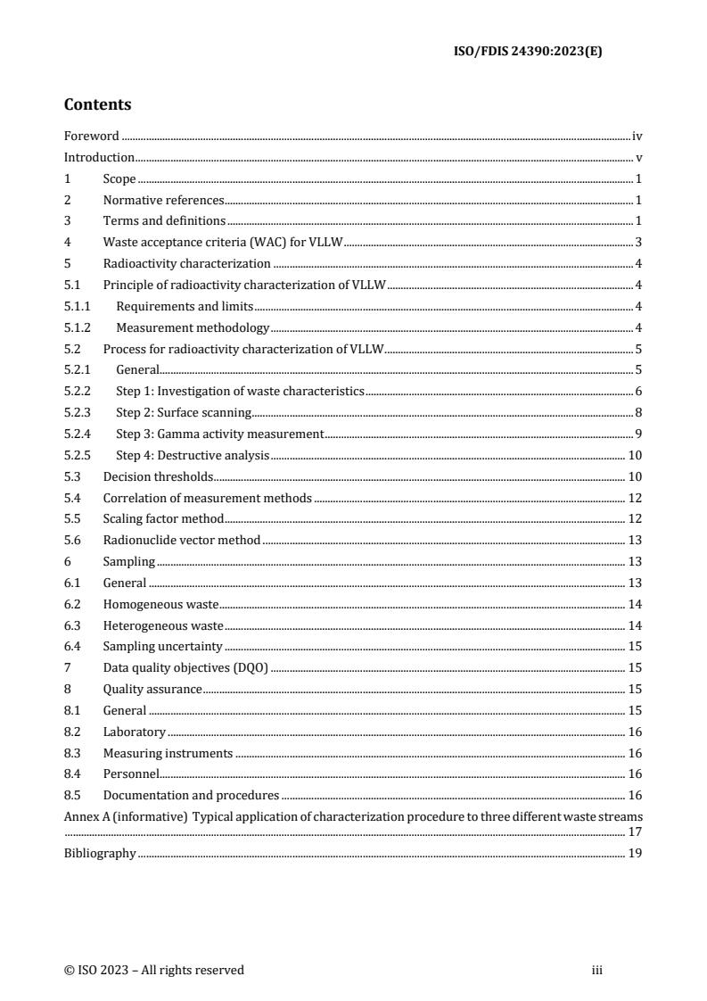 REDLINE ISO/FDIS 24390 - Nuclear energy — Nuclear fuel technology — Methodologies for radioactivity characterization of very low-level waste (VLLW) generated by nuclear facilities
Released:11. 08. 2023