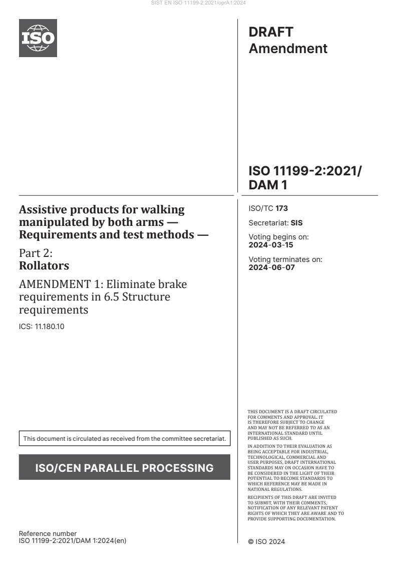 EN ISO 11199-2:2021/oprA1:2024