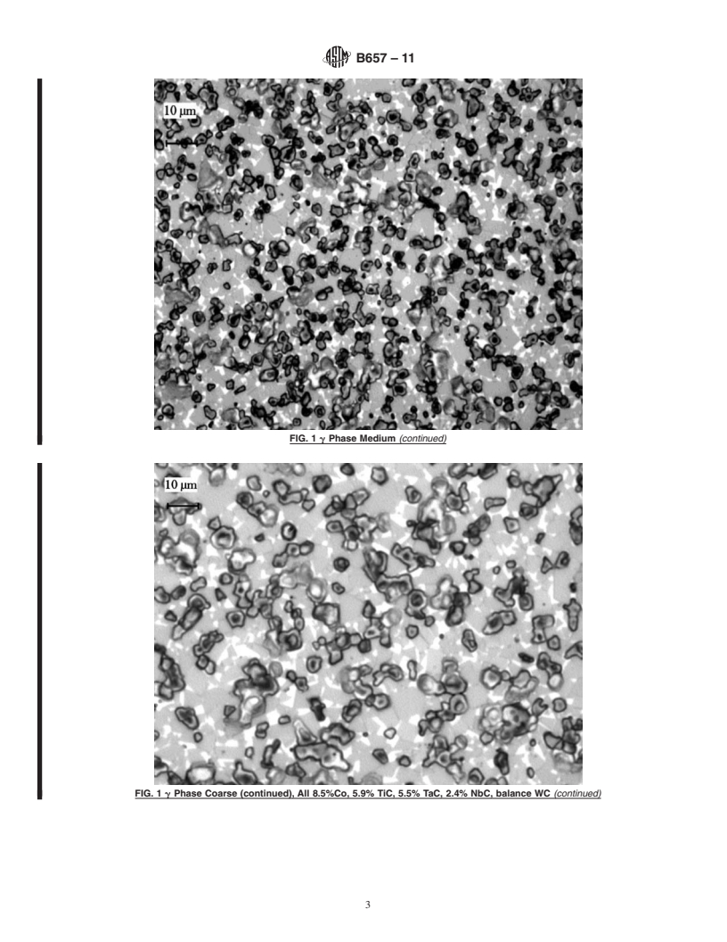 REDLINE ASTM B657-11 - Guide for Metallographic Identification of Microstructure in Cemented Carbides