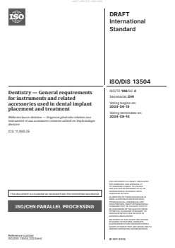 oSIST prEN ISO 13504:2024 - Page 3 preview