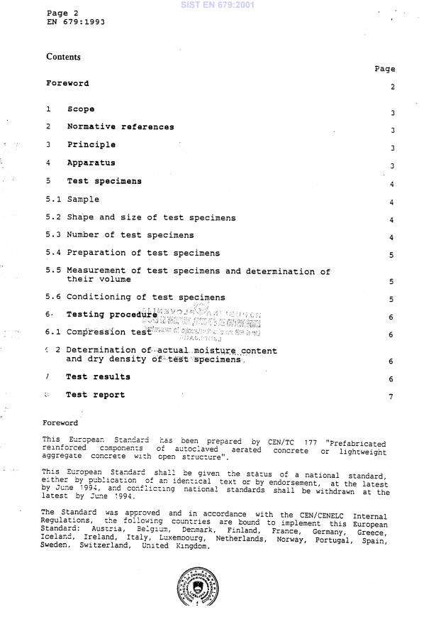 EN 679:1993 EN 679:2001 - Page 4 preview