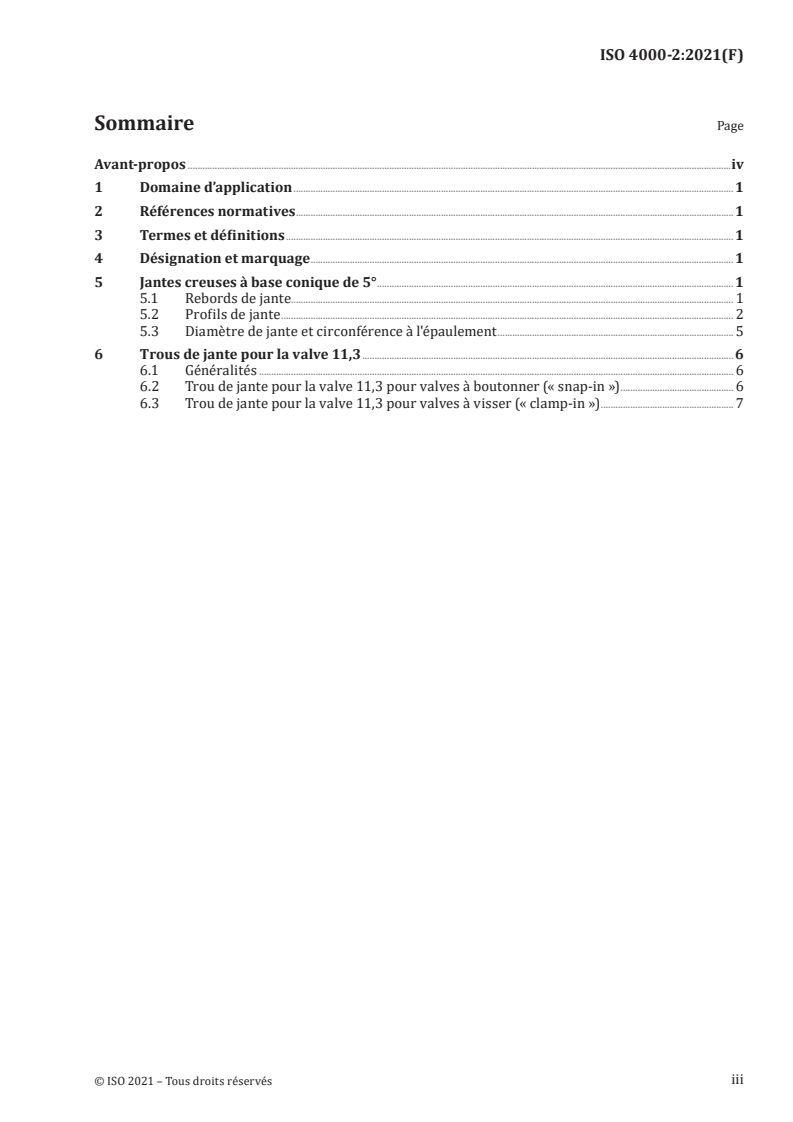 ISO 4000-2:2021 - Pneumatiques et jantes pour voitures particulières — Partie 2: Jantes
Released:10/25/2021