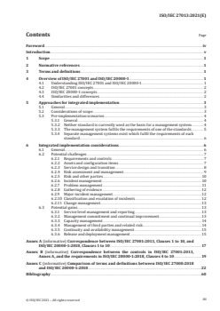 ISO/IEC 27013:2021 ISO/IEC 27013:2021 - Information security, cybersecurity and privacy protection — Guidance on the integrated implementation of ISO/IEC 27001 and ISO/IEC 20000-1
Released:11/25/2021 - Page 3 preview