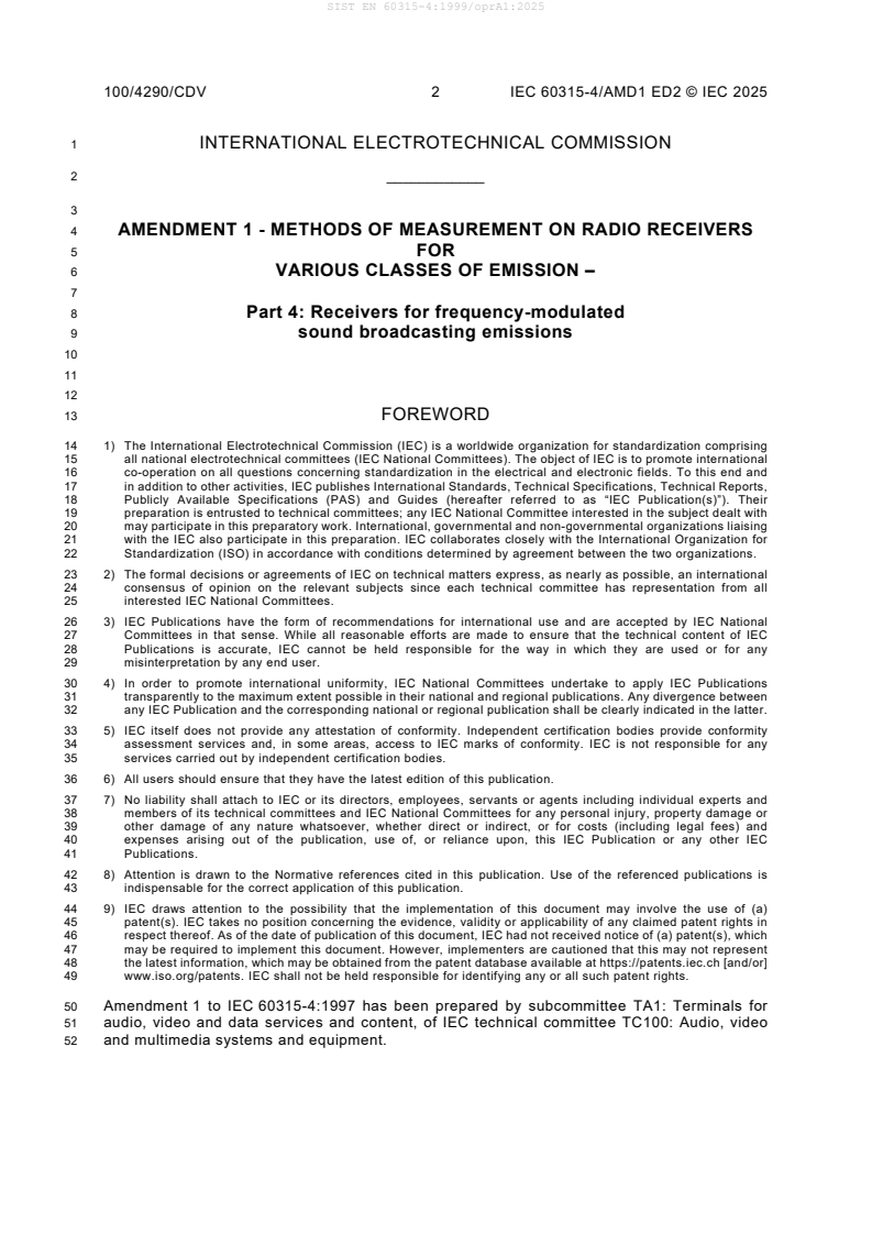 SIST EN 60315-4:1999/oprA1:2025 SIST EN 60315-4:1999/oprA1:2025 - Page 4 preview