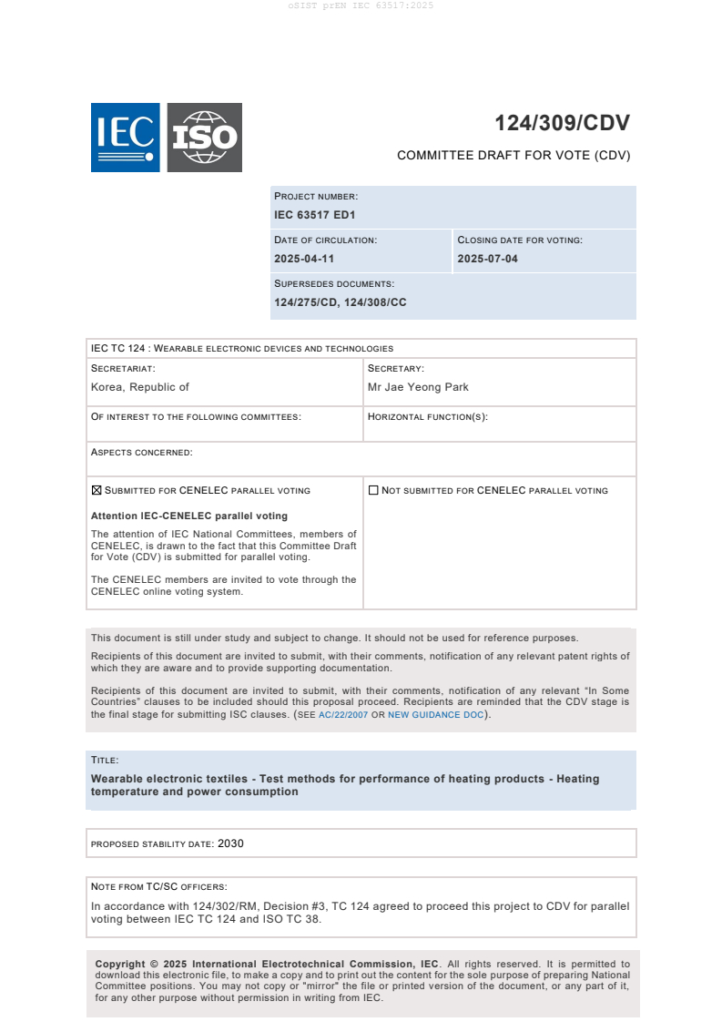 prEN IEC 63517:2025 - BARVE