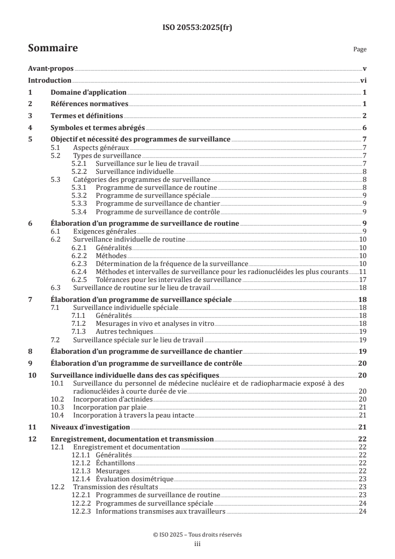 ISO 20553:2025 - Radioprotection — Surveillance professionnelle des travailleurs exposés à un risque de contamination interne par des substances radioactives
Released:10. 01. 2025