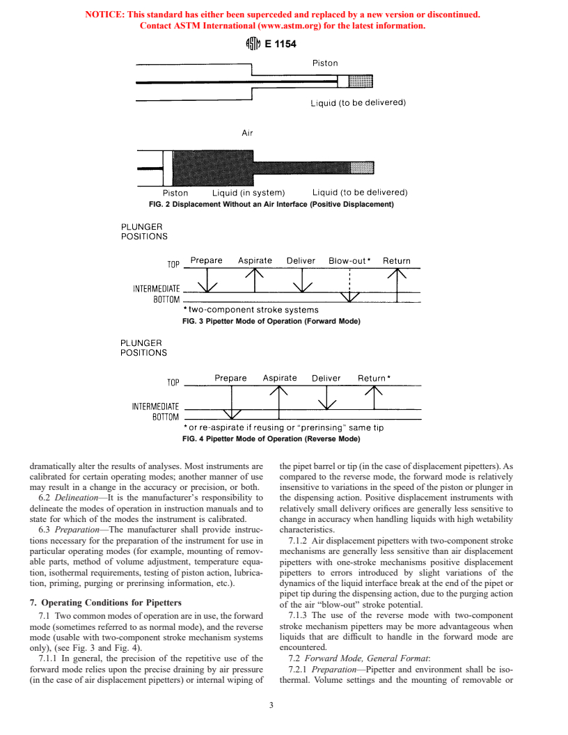 ASTM E1154-89(1997) - Standard Specification for Piston or Plunger Operated Volumetric Apparatus